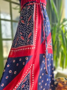 1970s Betty Barcley Halterneck Maxi
