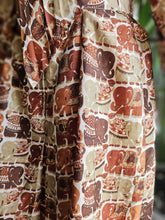 Load image into Gallery viewer, Vintage Elephant Print Dress