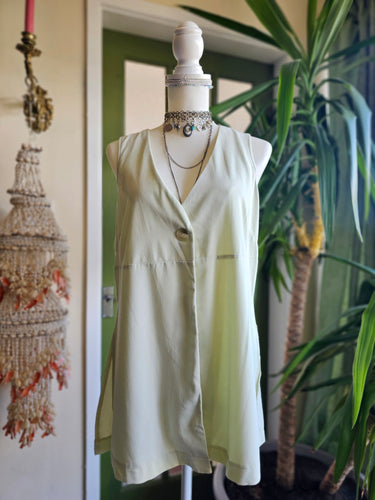90s Pastel Mint Blouse