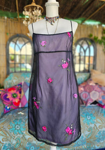 Y2K Embroidered Whimsigoth Dress