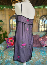 Load image into Gallery viewer, Y2K Embroidered Whimsigoth Dress