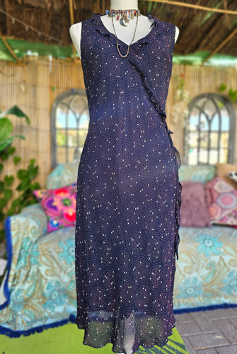 Y2K Wrap Style Whimsy Dress