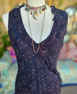 Y2K Wrap Style Whimsy Dress