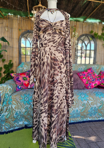 Y2K Animal Print Twinset