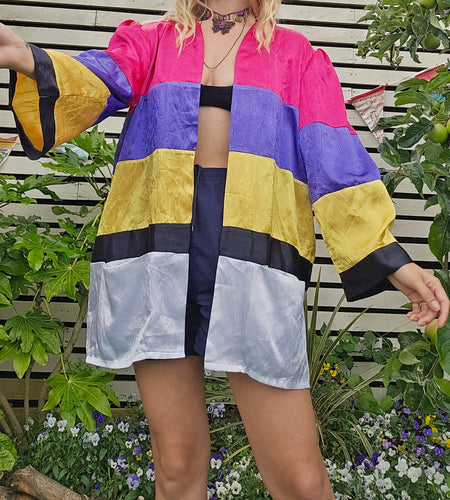 80s Colour Block Shacket