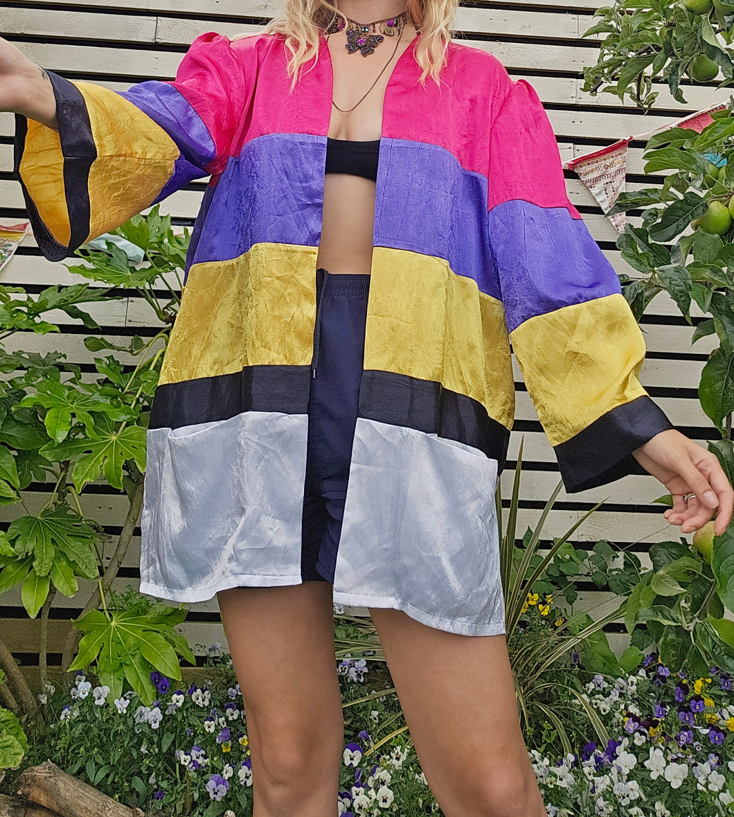 80s Colour Block Shacket