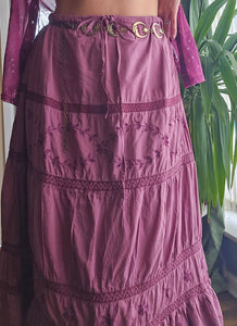 Hand Dyed Vintage Cotton Skirt