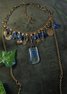 'Water' Treasure Charm Choker