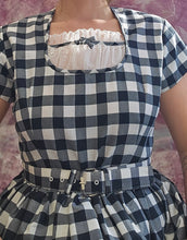 Load image into Gallery viewer, True 1950s Gingham Dress