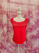 Load image into Gallery viewer, Y2K Lace Trim Top