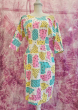 Load image into Gallery viewer, 80s Pastel Dress