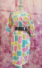 Load image into Gallery viewer, 80s Pastel Dress