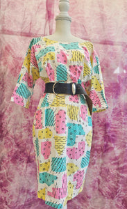 80s Pastel Dress