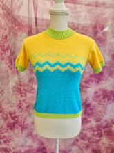 Load image into Gallery viewer, Y2K Vibrant Fitted Sweater