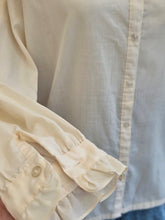 Load image into Gallery viewer, Vintage Cream Victorian Style Blouse