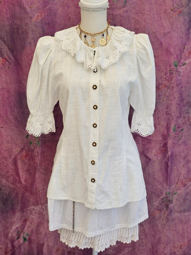 Vintage Love Heart Blouse