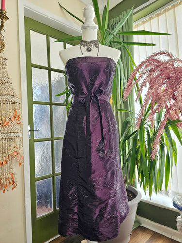 Y2K Boned Taffeta Dress