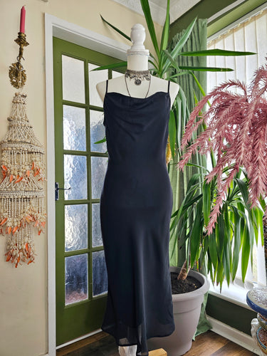 Y2K Cowl Neck Midi Dress