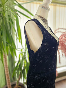 Y2K Brocade Midi Dress