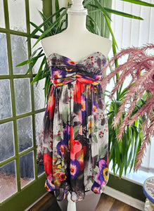 Y2K Boned Top/ Mini Dress