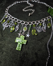 Load image into Gallery viewer, &#39;Stained Glass&#39; Treasure Charm Choker