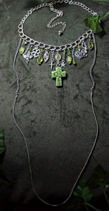 'Stained Glass' Treasure Charm Choker