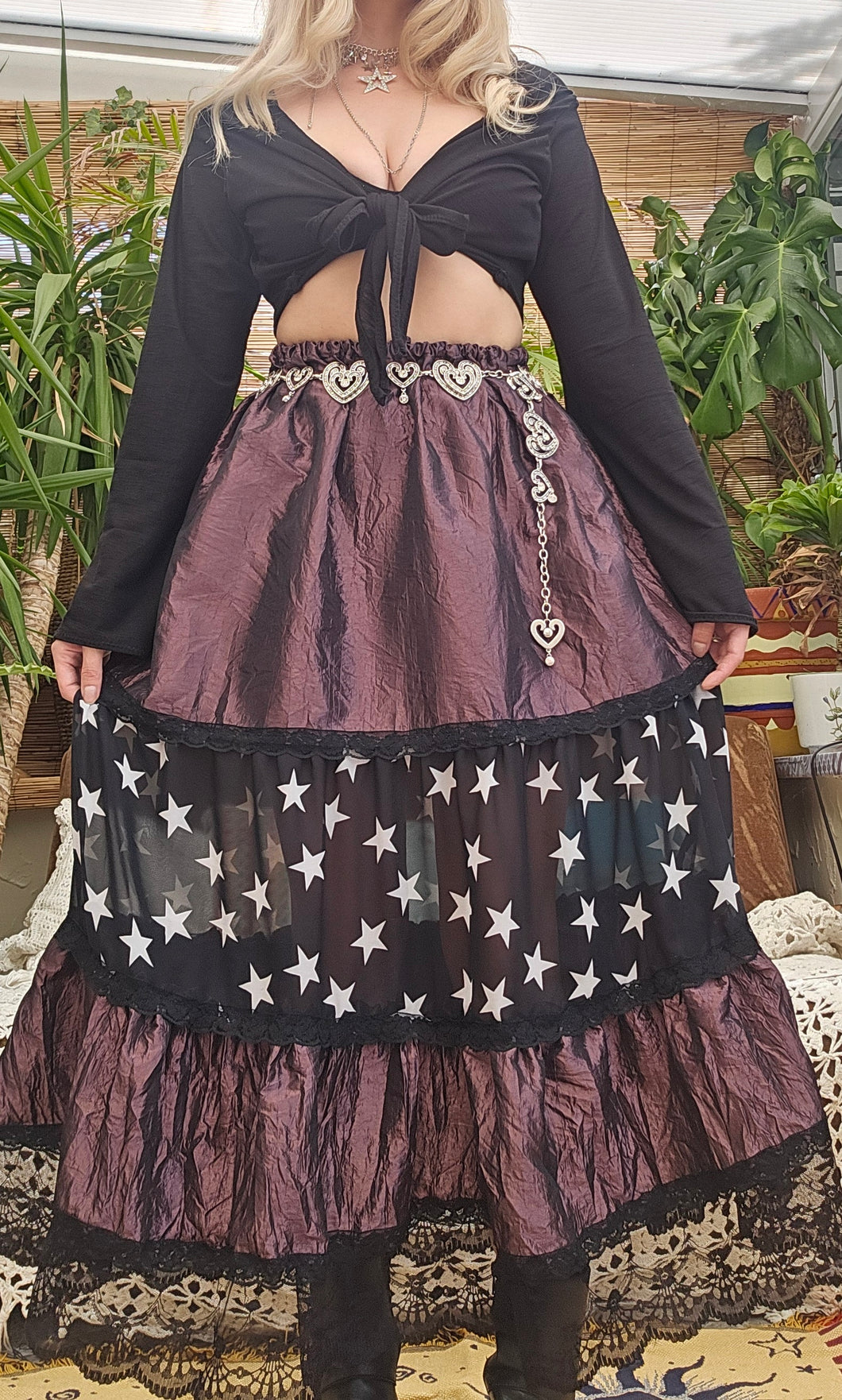 Sheer Star Skirt