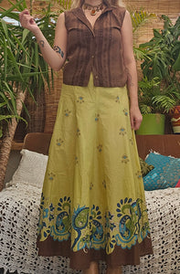 1960s Brown Blouse