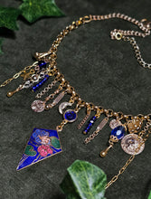 Load image into Gallery viewer, &#39;Water Lily&#39; Treasure Charm Choker