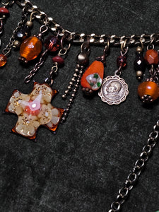 'Rustic' Treasure Charm Choker
