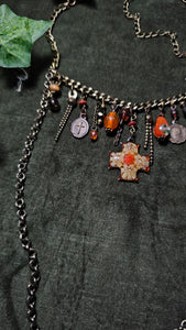 'Rustic' Treasure Charm Choker