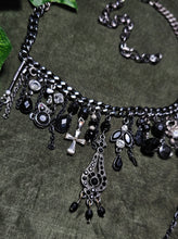 Load image into Gallery viewer, &#39;Gothic&#39; Treasure Charm Choker