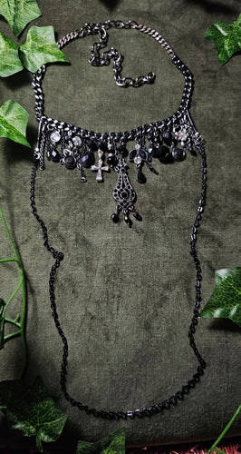 'Gothic' Treasure Charm Choker