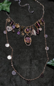 'Amethyst' Treasure Charm Choker