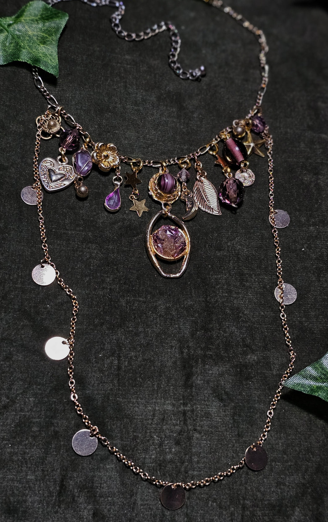 'Amethyst' Treasure Charm Choker