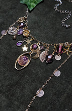 Load image into Gallery viewer, &#39;Amethyst&#39; Treasure Charm Choker