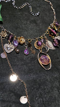 Load image into Gallery viewer, &#39;Amethyst&#39; Treasure Charm Choker