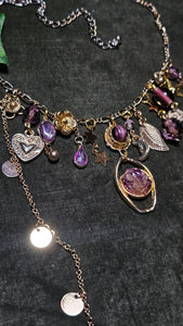 'Amethyst' Treasure Charm Choker