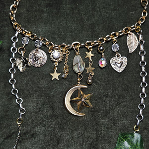 'Moon Magic' Treasure Charm Choker