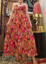 Load image into Gallery viewer, Y2K Halterneck Maxi Dress
