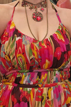Load image into Gallery viewer, Y2K Halterneck Maxi Dress