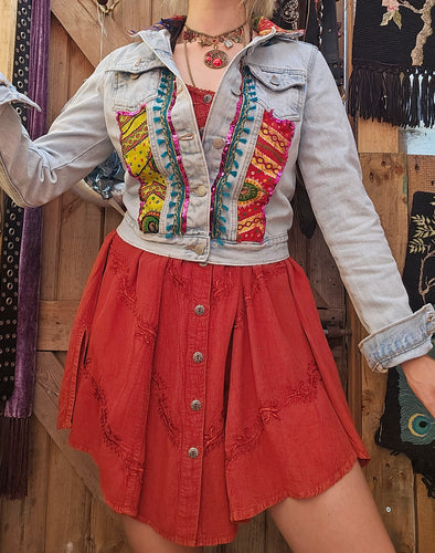 Peace and Love Denim Jacket