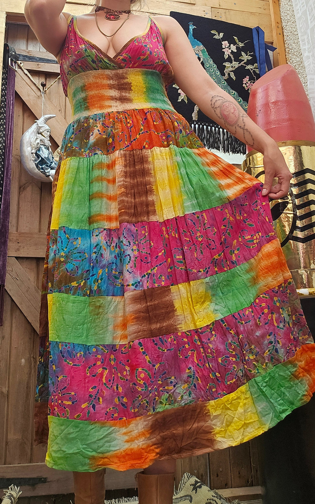 Y2K Tie Dye Whimsy Dress (14)
