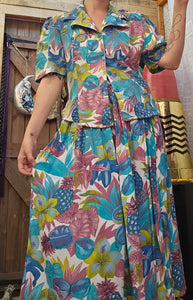 90s Pineapple Print 2 Piece