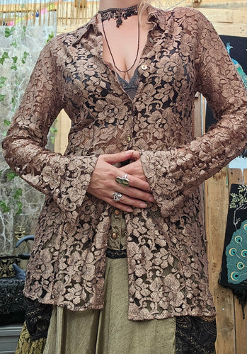 90s Lace Blouse