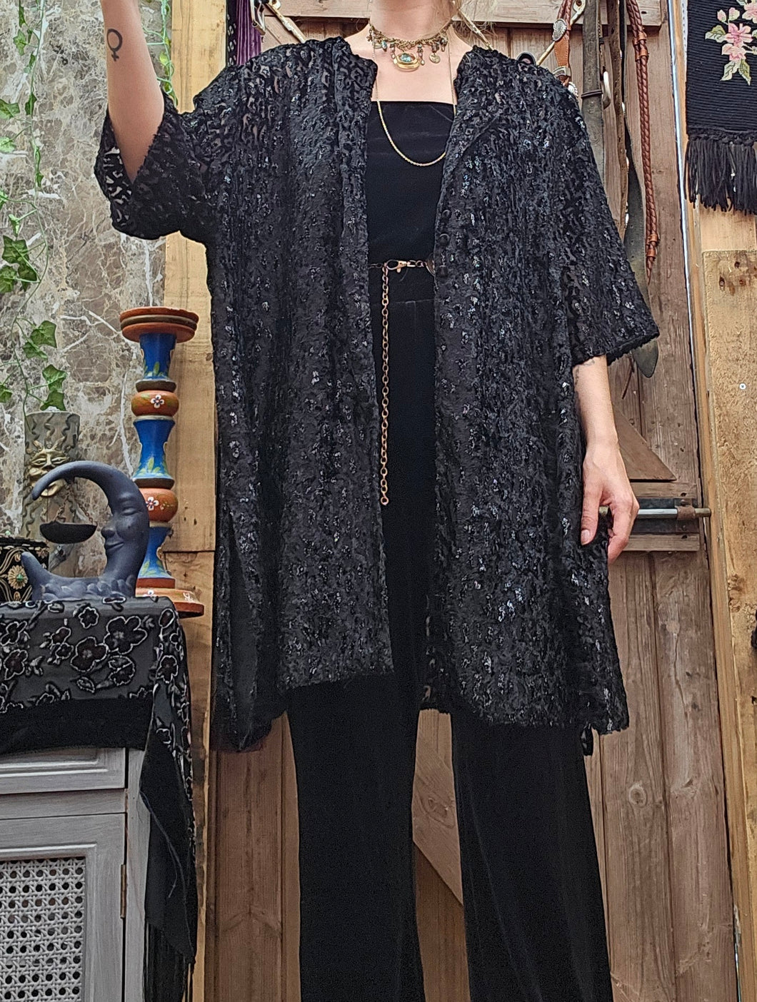 80s Whimsigoth Shacket