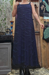 90s Beaded Whimsigoth Dress