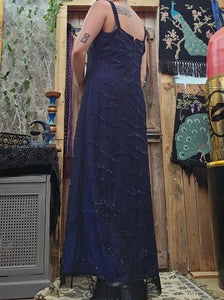 90s Beaded Whimsigoth Dress