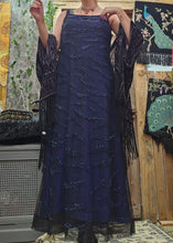 Load image into Gallery viewer, 90s Beaded Whimsigoth Dress