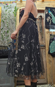 Y2K Embroidered Whimsy Dress